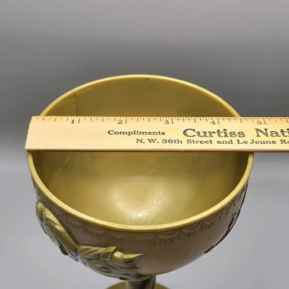 Disney Parks DCL Tangled Goblet Rapunzel Gold Plastic Cup No Lid No‎ Straw